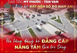 Bán Đất Mặt Tiền Đường 17m Chỉ Với 232 Triệu( 15%) tại Nam An Bàu Bàng
