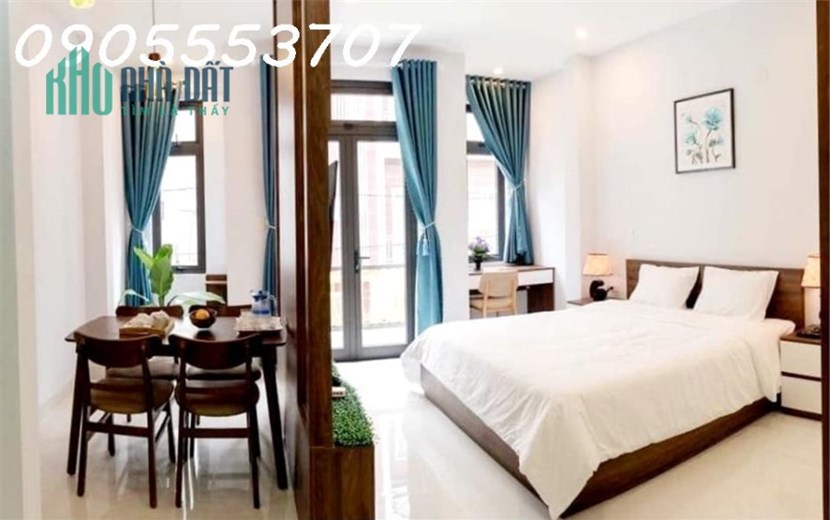 Bán tòa căn hộ 4 tầng phố tây AN THƯỢNG, Đà Nẵng- Gần biển - Doanh thu 30 triệu/tháng, GIÁ CHỈ 8,x