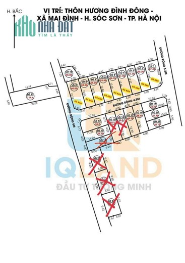 Giảm giá sâu phân lô Hương Đình – Sóc Sơn, cửa KCN Nội Bài cho khách mua sớm. Lh 0981568317