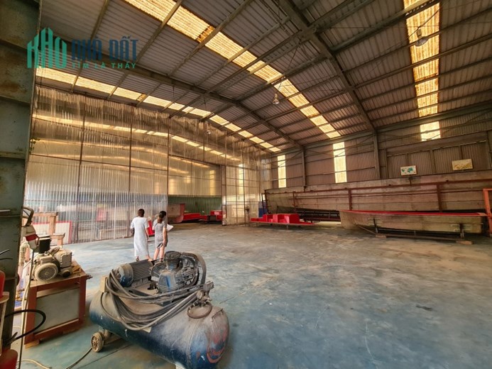 cho thuê kho xưởng 670m2 ở Trần Phú , Hoàng Mai , gần cảng khuyến lương , kho khung zamin cao tầm