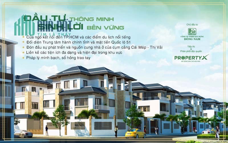 Bán nhà Khu Đô Thị Bà Rịa City Gate Ngay Mặt Tiền Quốc Lộ 51