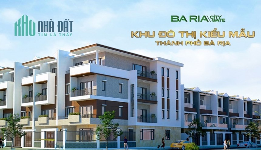Bán nhà Khu Đô Thị Bà Rịa City Gate Ngay Mặt Tiền Quốc Lộ 51