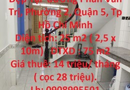 Cần Cho Thuê Căn Nhà Đẹp Tại Đường Phan Văn Trị - Quận 5