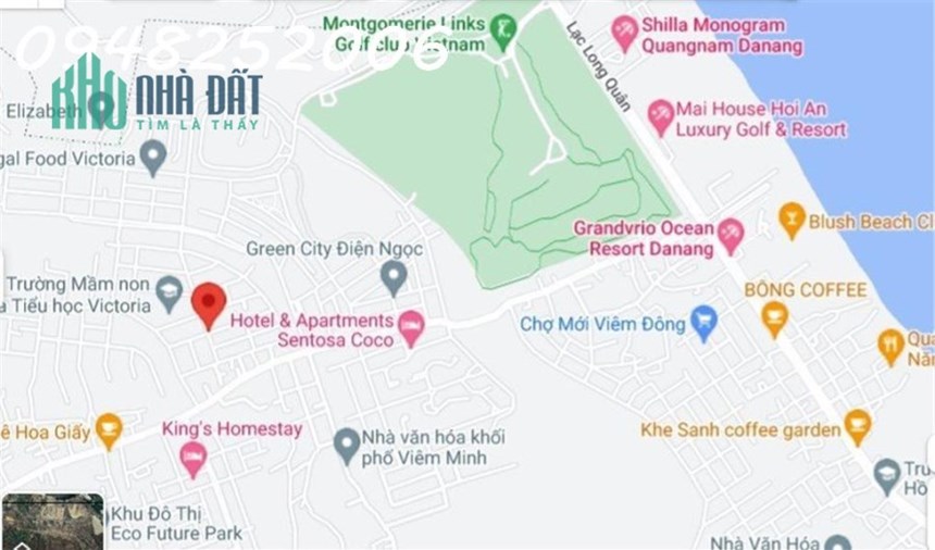 Cần bán lô góc tại KĐT 7B ven biển Cocobay đường 20.5m, giá đầu tư