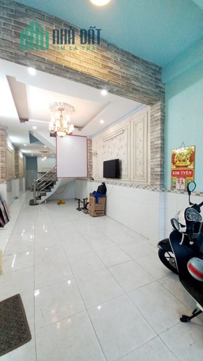 Nhà hẻm xe tải 53 m2, Huỳnh Tần Phát, Thị Trấn Nhà Bè, xe tải tránh, vừa ở vừa kinh doanh, giá chỉ