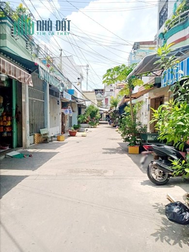 Nhà bán 2 Tầng hẻm 4m thông đường Nguyễn Chế Nghĩa P12Q8