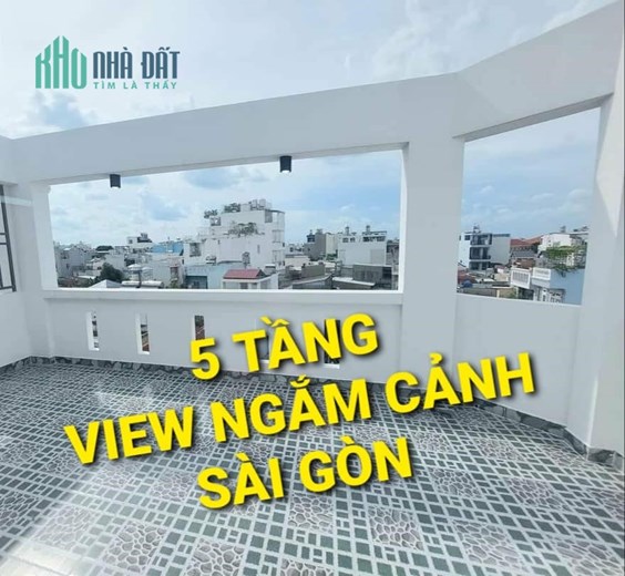 Nhà đep 5 tầng có 5 tỷ x Đường Số 9 Phường 16 Gò Vấp