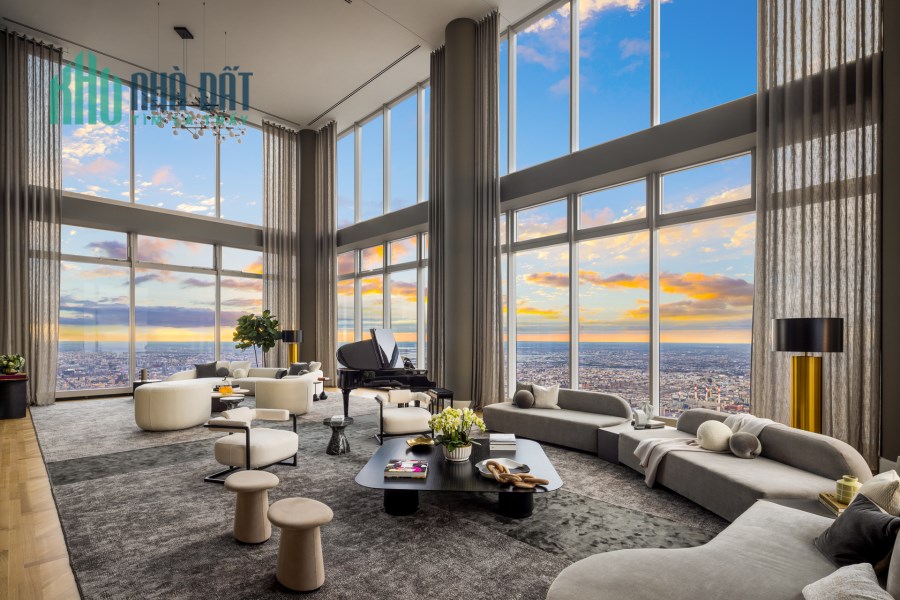 Bán căn sky villa thông tầng 271m2 đẳng cấp tại Long Biên ban công view trọn hồ điều hòa