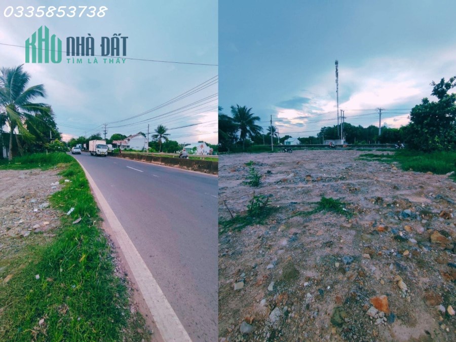 Đất  Tây Ninh Mặt tiền quốc lộ 22B, view sông Vàm Cỏ Rất phù hợp kinh doanh, buôn bán.