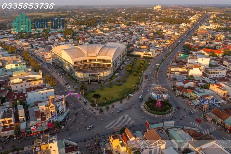 Đất  Tây Ninh Mặt tiền quốc lộ 22B, view sông Vàm Cỏ Rất phù hợp kinh doanh, buôn bán.