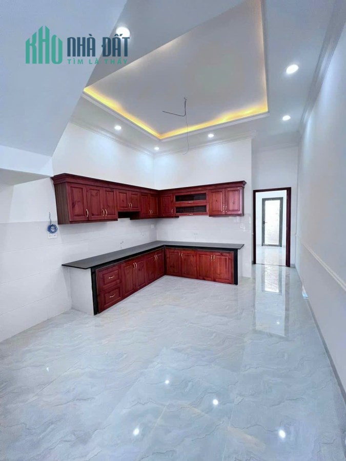 Nhà 1 Trệt 2 Lầu 84m2 KDC Hóa An, đường nhựa 2 xe hơi thông thoáng, gần Cầu Hang