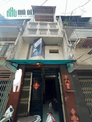 BÁN NHÀ ĐẸP PHƯỜNG 6 QUẬN 6 - 42M2 4 TẦNG HẼM THÔNG 4M CHỈ 5 TỈ X.