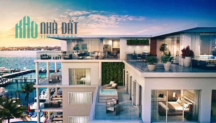 Căn Penthouse diện tích gần 300m2 hai tầng trần cao 9m view đẹp nhất khu đô thị Ecopark