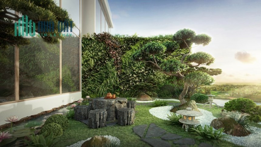 Căn Penthouse diện tích gần 300m2 hai tầng trần cao 9m view đẹp nhất khu đô thị Ecopark