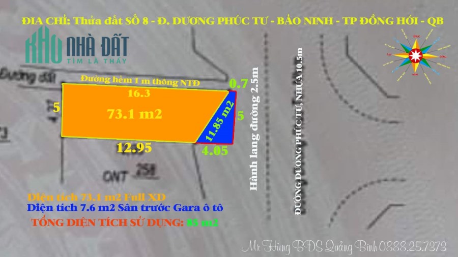 Cắt lỗ sâu lô đất biển gần các dự án lớn Đất Xanh, Mê Kong. KHÁCH TRẢ 1.9 tỷ ko bán giờ chốt 1.6 tỷ