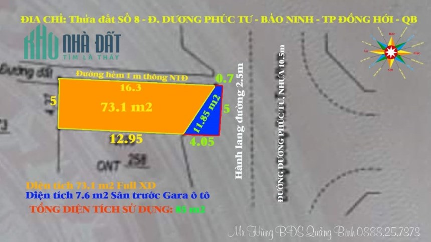 Cắt lỗ sâu lô đất biển gần các dự án lớn Đất Xanh, Mê Kong. KHÁCH TRẢ 1.9 tỷ ko bán giờ chốt 1.6 tỷ