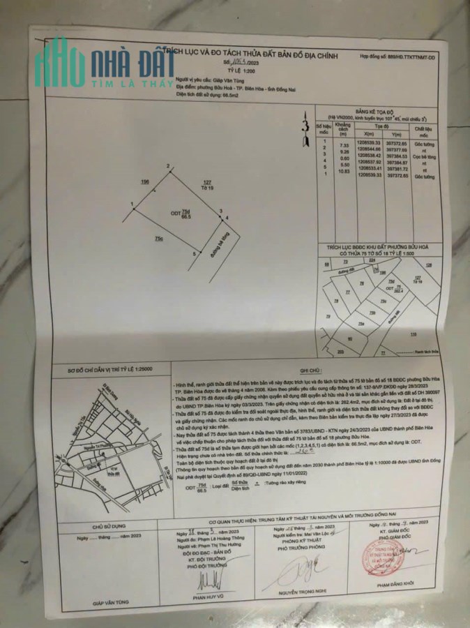 Bán đất đẹp Bửu Hòa 1T8 sổ riêng thổ cư đường 4m xe hơi giá cũ 2T1