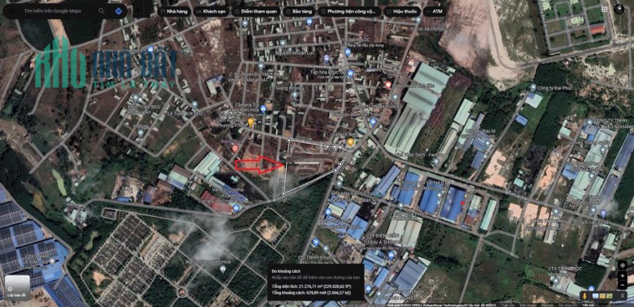 CHO THUÊ KHO XƯỞNG- KÈM SÂN BÃI 1,6ha