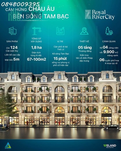SIÊU PHẨM ROYAL RIVER CITY 80 HẠ LÝ