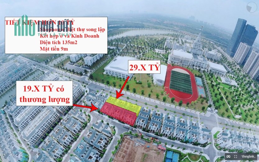 Chưa đến 20 TỶ. Anh chị có thể sở hữu ngay 1 căn Biệt thự Song lập San Hô Vinhomes Ocean Park Gia