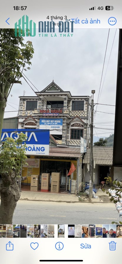 Chính chủ Cần chuyển nhượng nhà nghỉ và cửa hàng điện máy Liền Kề Thuộc Đường Quốc Lộ 3 - Bạch