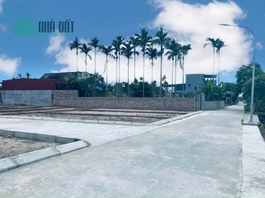 Bán lô đất mặt phố sát Vinhomes Dương Kinh giá 495tr/lô