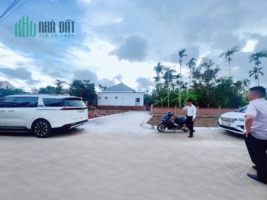 Bán đất sổ đỏ trung tâm phường Hòa Nghĩa, Dương Kinh cạnh Vinhomes giá 495tr/ lô.