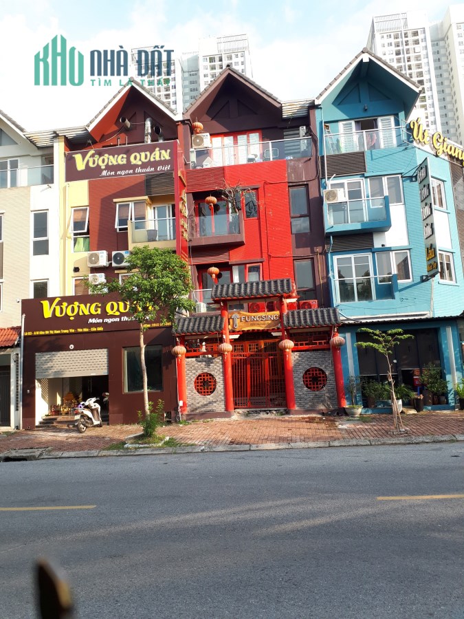 Cho thuê nhà liền kề mặt phố trong quần thể khu đô thị, 90m2, 60 triệu/ tháng