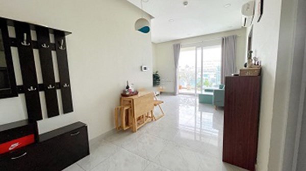 Cho thuê CC Sunny Plaza tầng thấp 70m2 với sân vườn, 2PN 2WC nội thất cao cấp