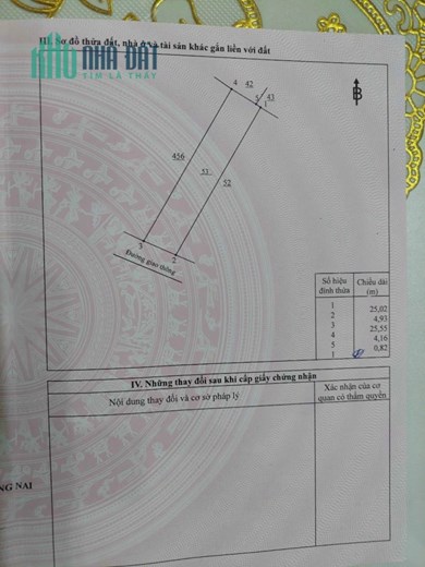 1T650 TL nhẹ đg 5m sổ riêng thổ cư vuông đẹp 125m2 Thạnh Phú VC