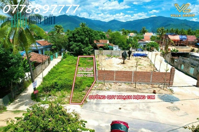 ĐẤT TRUNG TÂM THỊ TRẤN VẠN GIÃ, CÁCH BIỂN 500 MÉT, ĐƯỜNG RỘNG 13M