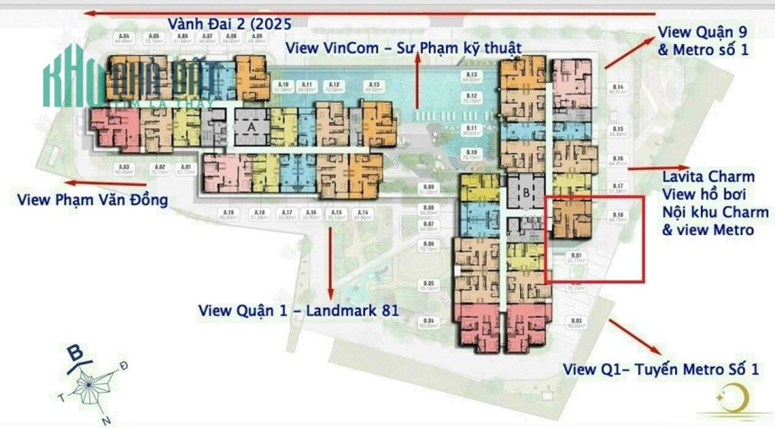 Chính chủ chuyển công tác về quê cần bán căn góc 2PN, 2WC Dự án Moonlight Avenue giá 2.4 tỷ