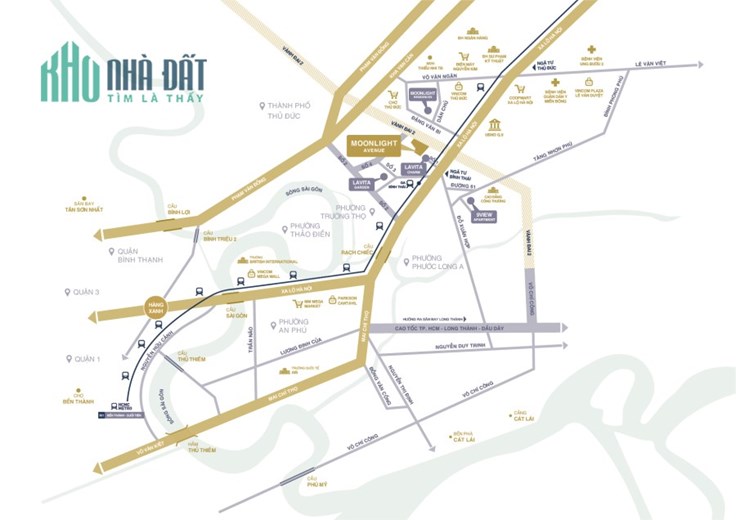 Chính chủ chuyển công tác về quê cần bán căn góc 2PN, 2WC Dự án Moonlight Avenue giá 2.4 tỷ