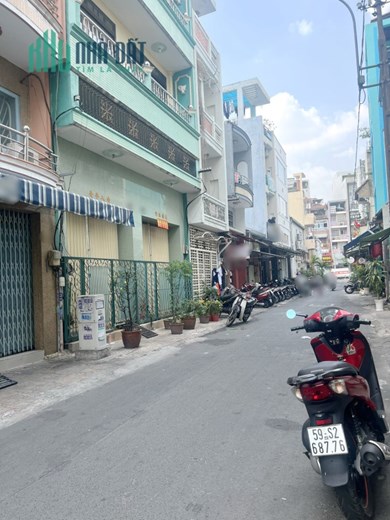 Nhà 4 tầng mặt tiền đường Nguyễn Thời Trung P6Q5 - Giá 13.6 Tỷ