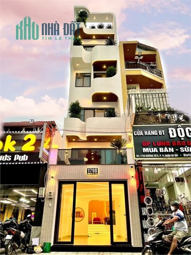 Giảm Sốc ! Siêu phẩm 6 tầng thang máy, Mặt tiền Đường Số 8, P.11, Gò Vấp
