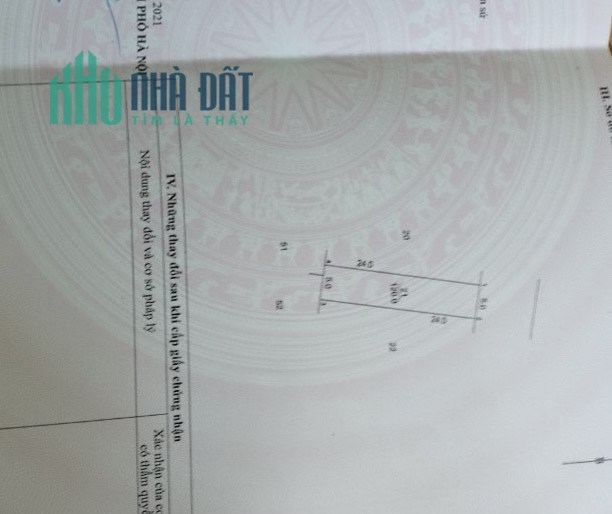 Còn duy nhất 1 lô TĐC làn 2 đường tỉnh lộ 420, DT 120m2, đầu=đuôi= 5m, giá mềm nhất thị trường.