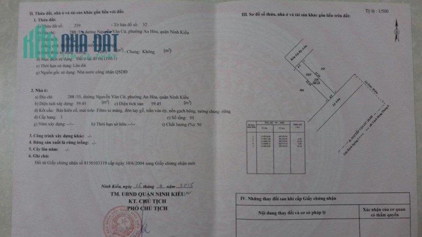 CHÍNH CHỦ Cần Bán Nhanh Căn Nhà Đẹp Mặt Tiền Đường Nguyễn Văn Cừ, Phường An Hòa, Ninh Kiều, Cần Thơ