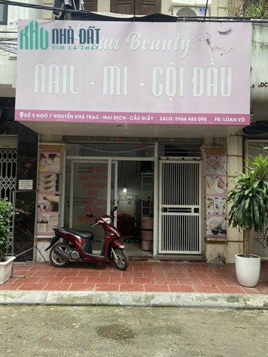 SANG NHƯỢNG TIỆM NAIL  ĐỊA CHỈ SỐ 5, NGÕ 7 NGUYỄN KHẢ TRẠC