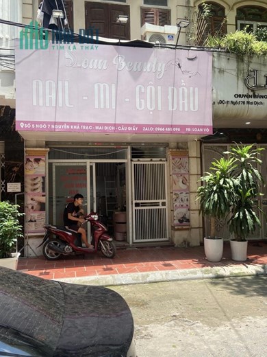 SANG NHƯỢNG TIỆM NAIL  ĐỊA CHỈ SỐ 5, NGÕ 7 NGUYỄN KHẢ TRẠC