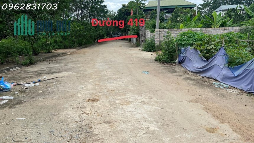 chủ cần tiền bán nhanh lô đất 146m full thổ cư giáp đường 419 giá rẻ nhanh trong tuần