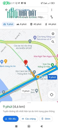 Bán gấp nhà mặt tiền Quốc Lộ 13 Hiệp Bình Phước Thủ Đức 88.5m