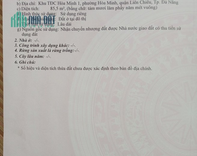 ĐẤT MẶT TIỀN ĐƯỜNG NGUYỄN THÚY - GẦN BIỂN