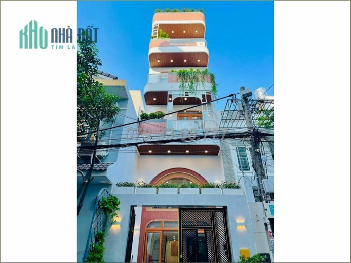 SIÊU PHẨM MỚI PHẠM VĂN CHIÊU -6 TẦNG CÓ THANG MÁY KÍNH - ĐƯỜNG 8M CÓ LỀ