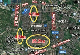 Bán lô đất dịch vụ Vân Canh số 1219 có diện tích 58,3m, sổ đỏ riêng biệt, giá rẻ vị trí đẹp đắc địa