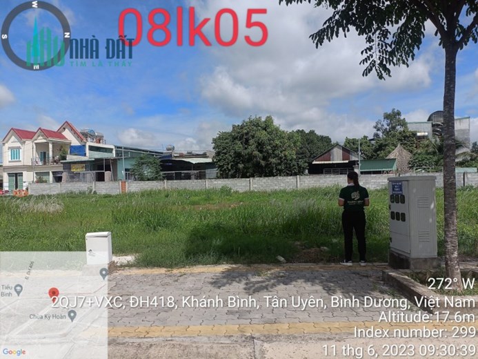 chính chủ cần bán lô đất tại tân uyên khu nhà ở Đại khánh Bình chỉ từ 750tr