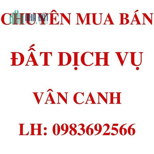 Chính chủ bán lô đất dịch vụ Vân Canh số 197 có diện tích 55,9m, sổ đỏ riêng biệt. giá rẻ