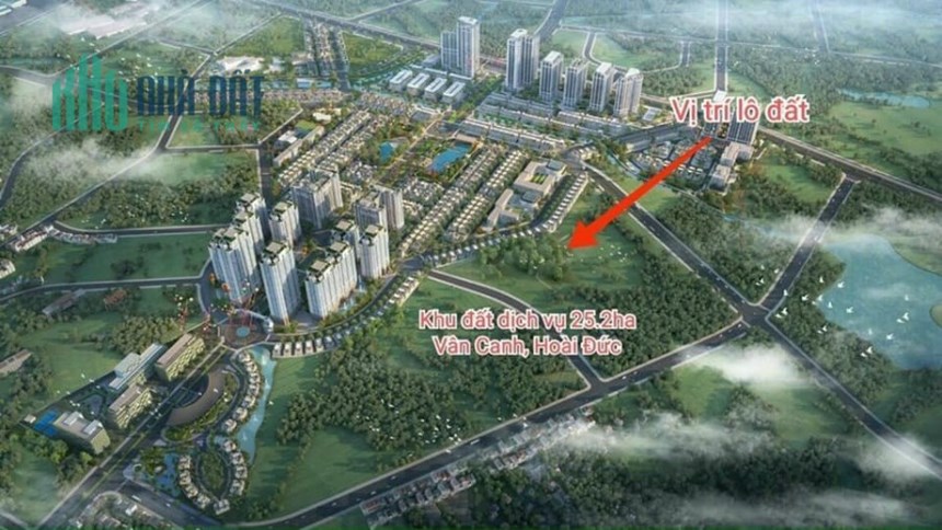 Bán lô đất dịch vụ Vân Canh 899 có dt 60m, Sổ đỏ giá rẻ, vị trí đẹp đắc địa