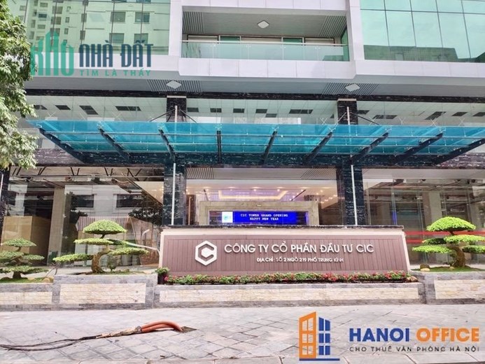 Chính chủ cho thuê mặt bằng tầng 1 Tòa CIC Tower nằm tại số 1 Nguyễn Thị Duệ (số 2 ngõ 219 Trung