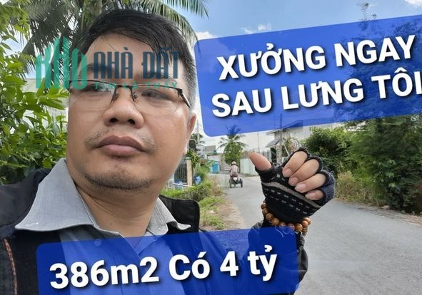 Xưởng 386m2 (Ở đâu Rẻ Hơn) Hà Duy Phiên Bình Mỹ Củ Chi TPHCM có 4 tỷ