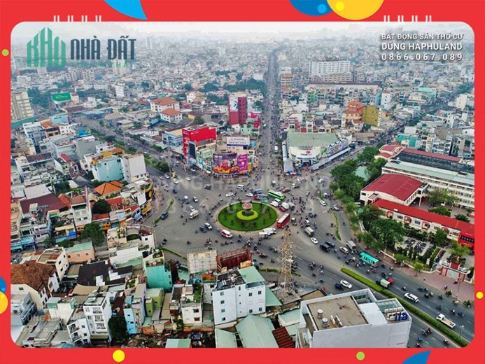 QGV. Hot! 5x triệu/m2. Bán đất ở KDC Hiện Hữu. ~ 400m2. Gần ngã 6 Gò Vấp.